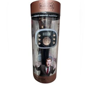 Carpool Karaoke The Mic 2.0 – Bluetooth Karaoke Microphone | New in Package